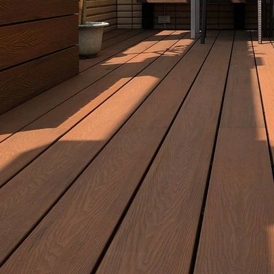 ราคาดี 3D ไม้พลาสติกประกอบคลุม Decking Outdoor พลาสติก deck Boards WPC ออนไลน์