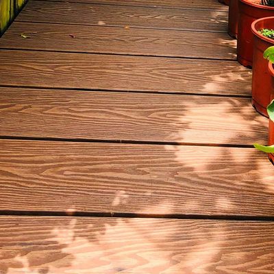 ราคาดี สวนกลางแจ้ง 3D โครงการประกอบ decking board โปรไฟล์โฮลและรูสี่เหลี่ยม ออนไลน์