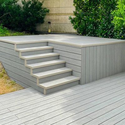 ราคาดี การบํารุงรักษาที่ต่ํา 3D คอมพอไซต์ Decking กันน้ํา WPC ผนัง Hollow Decking ออนไลน์