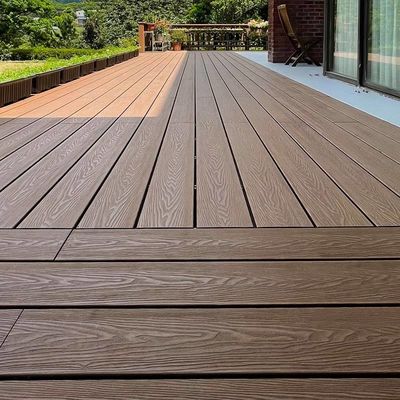 ราคาดี บัลคอน 3D Composite Decking การติดตั้งง่ายภายนอก WPC 3D Panel ออนไลน์