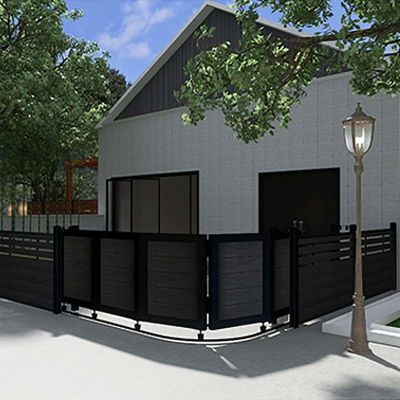 ราคาดี ผสมผสม WPC ประตูแพนเนล Cladding Outdoor กันน้ํา สะอาดต่อสิ่งแวดล้อม ออนไลน์